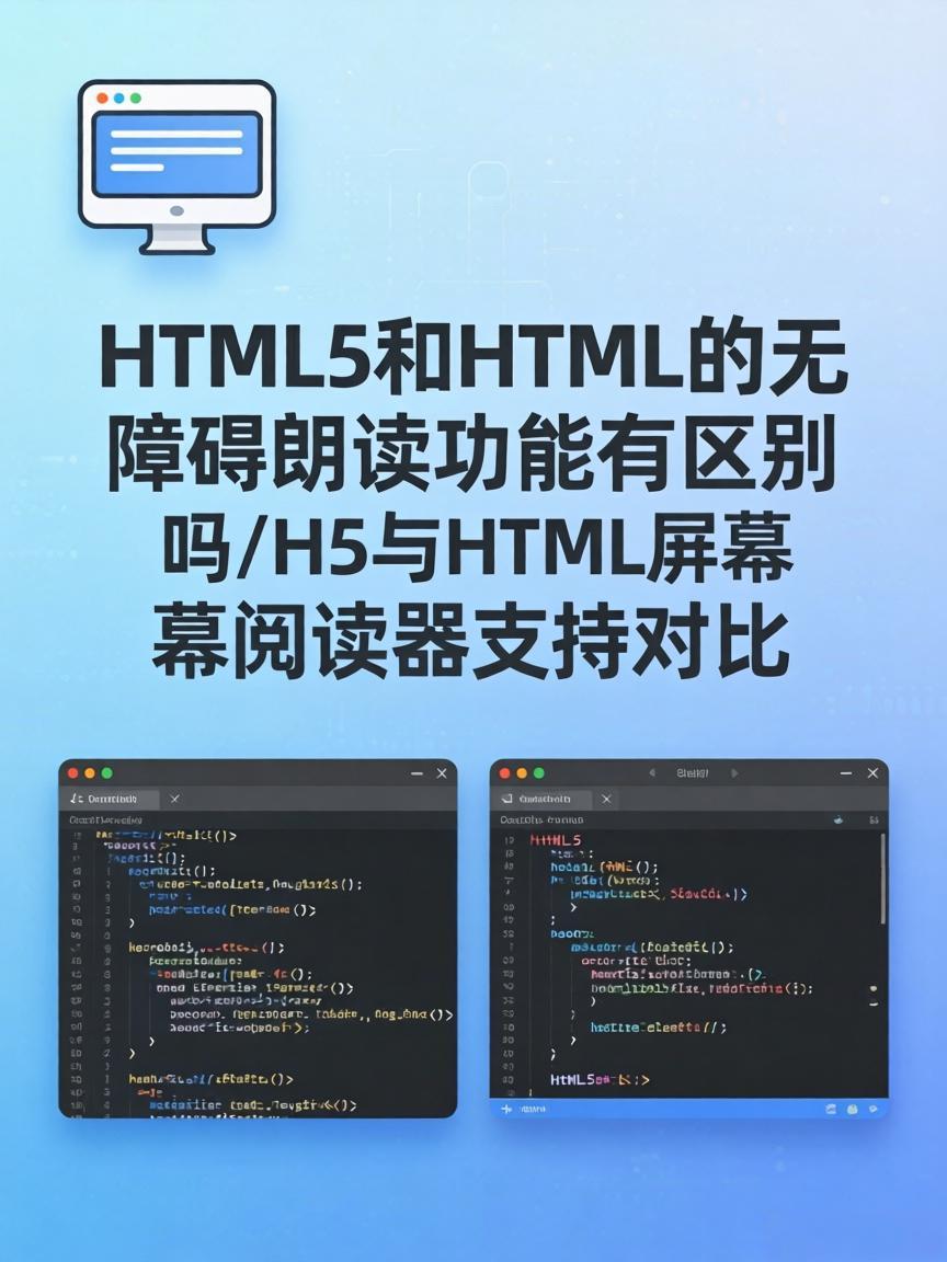 HTML5与HTML在屏幕朗读器支持上的核心差异与优化策略