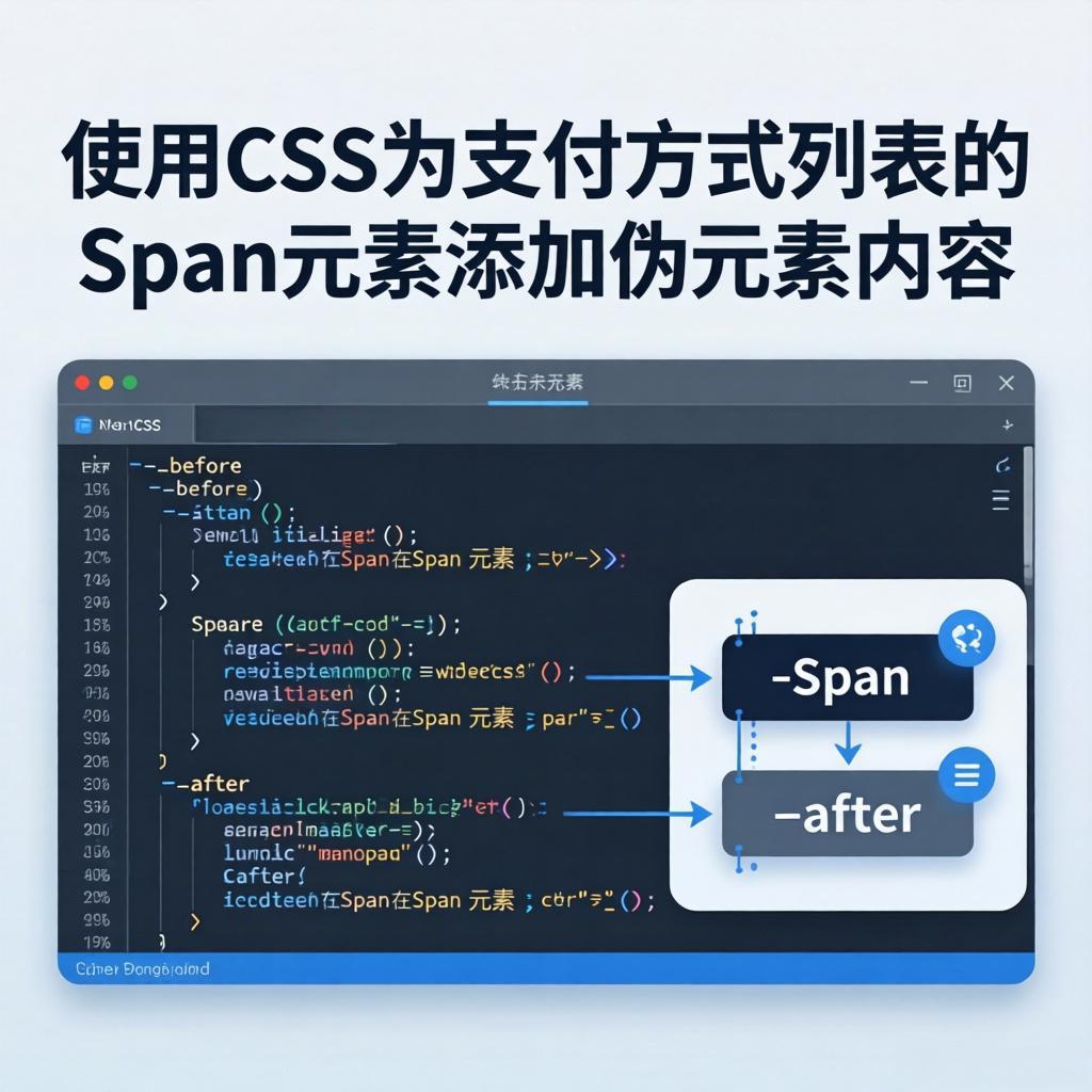 CSS伪元素为支付列表添加视觉内容:before与after实战应用指南