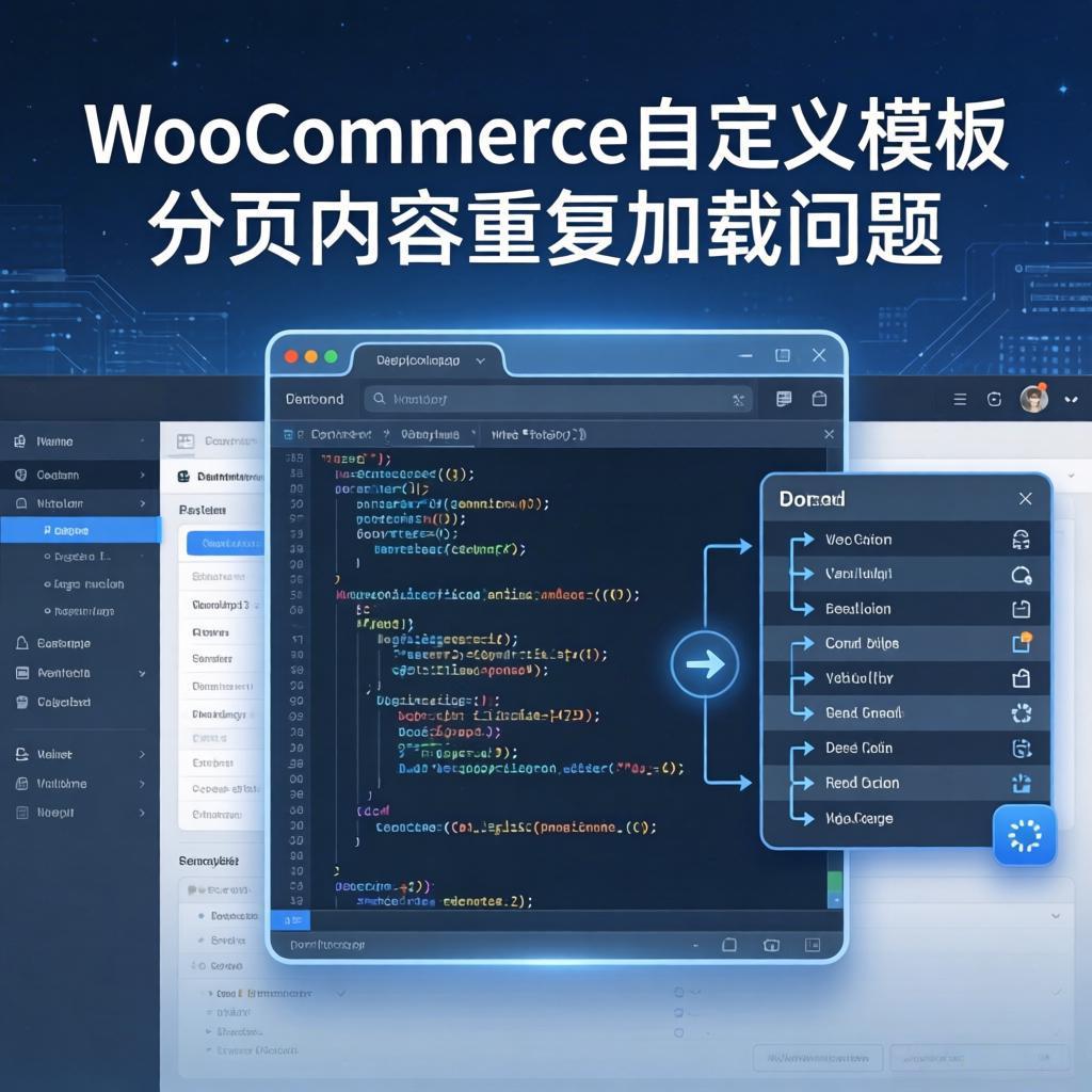 WooCommerce自定义模板分页重复加载问题的三种解决方案与最佳实践