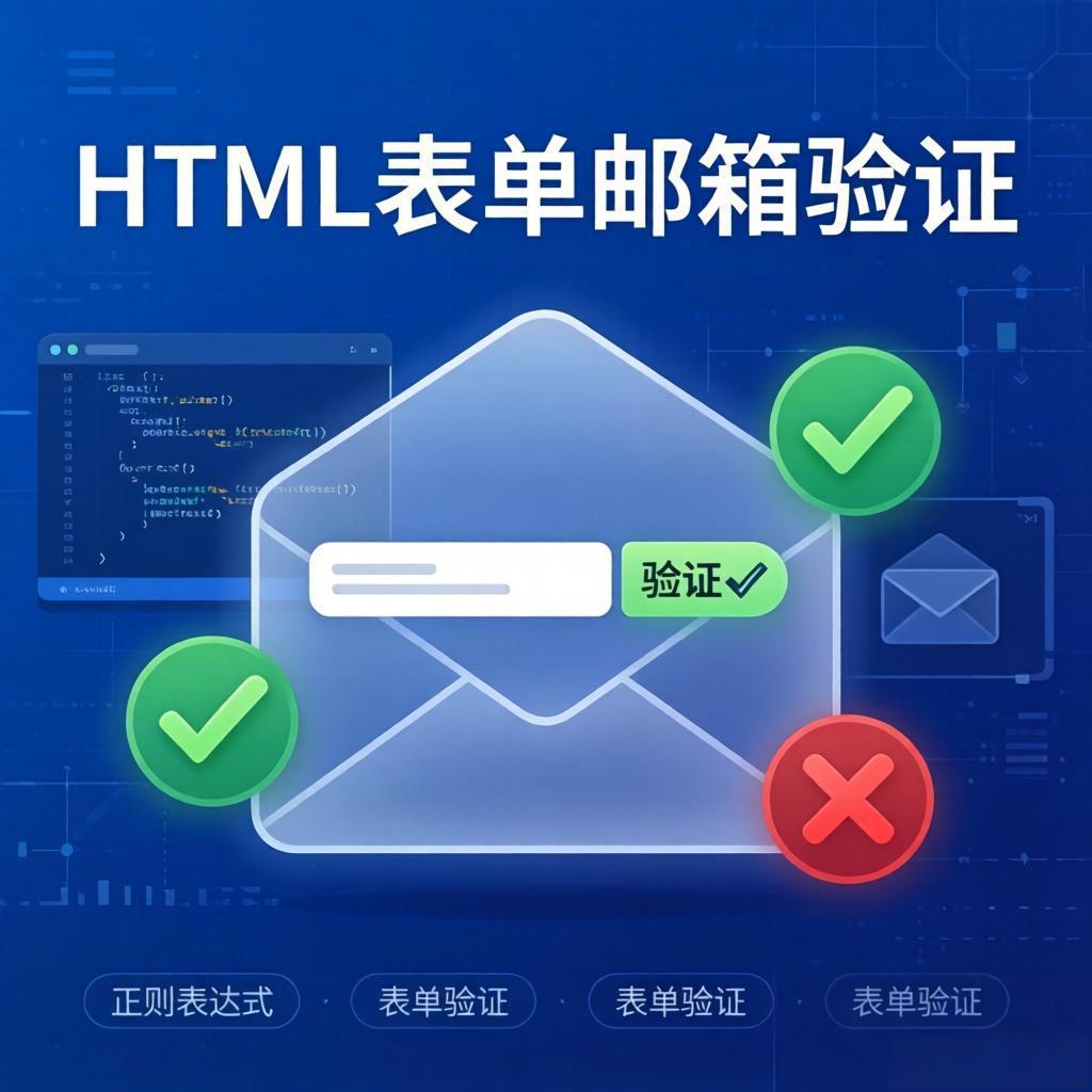 HTML表单邮箱验证方法:正则表达式写法与应用实例详解