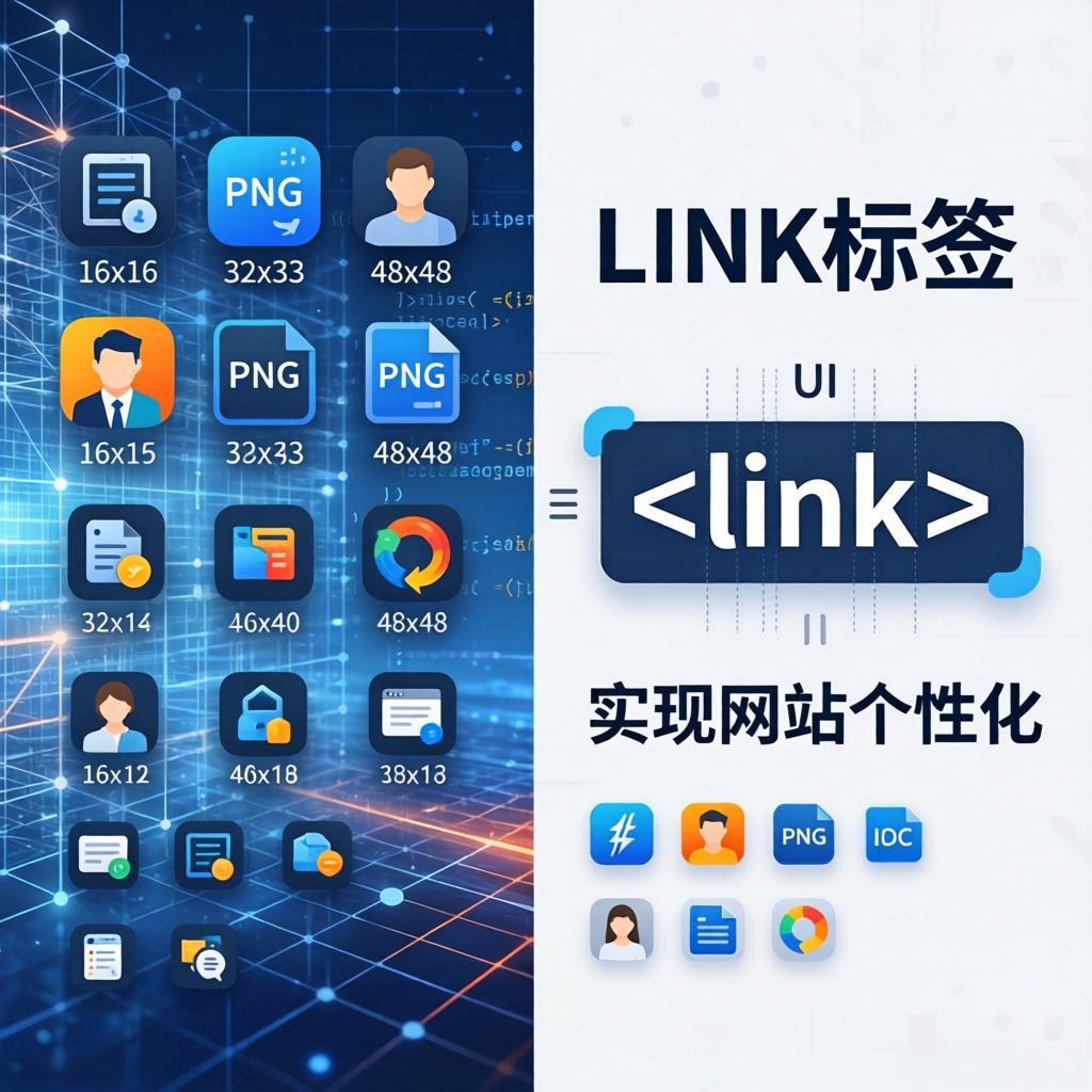 网页图标(Favicon)设置指南:用LINK标签打造网站个性标识