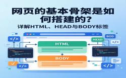 网页骨架搭建指南：详解HTML三大核心标签<html>、<head>和<body>的作用与结构